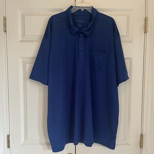 NWOT Port Authority Silk Touch Performance Pocket Polo, Size 4XL